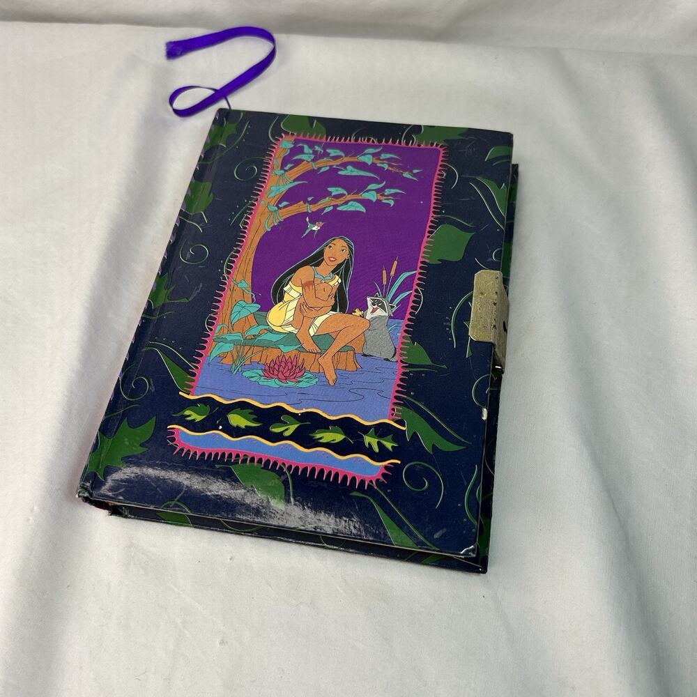Vintage 90s Disney Pocahontas Diary/ Journal *No Key Unlocked